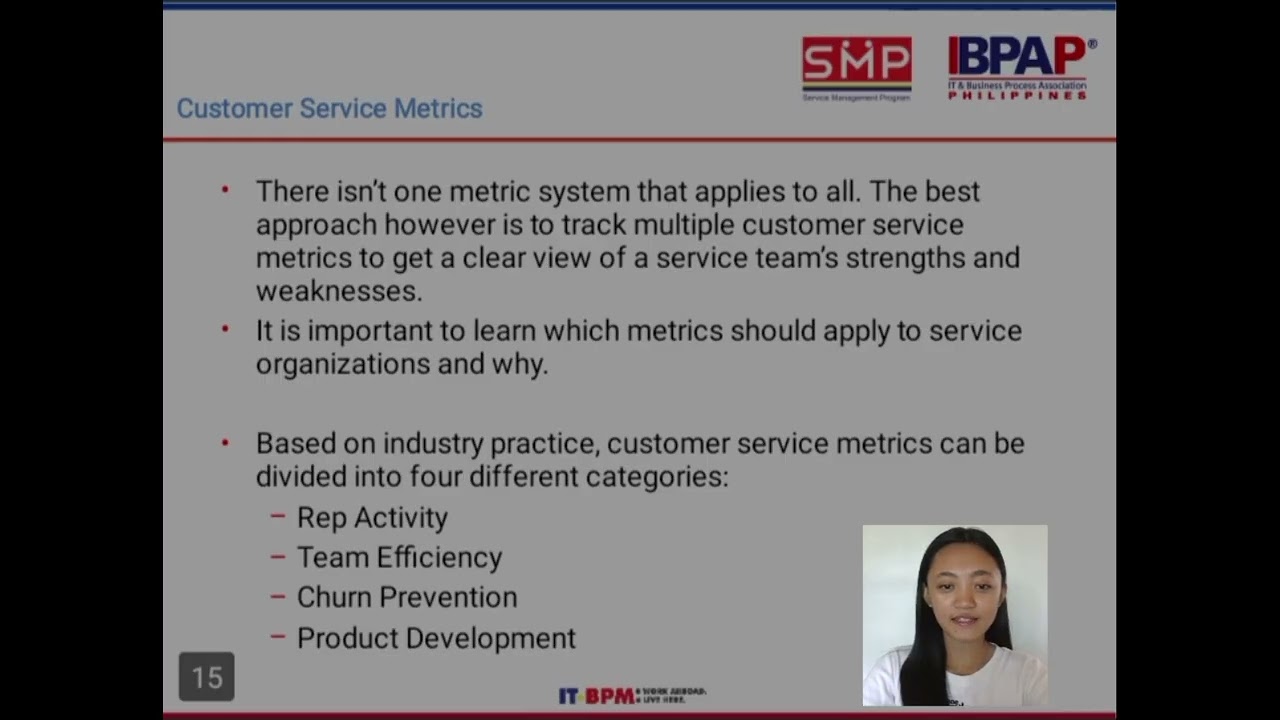 Customer Service Metrics and Standards of Quality Service (Session 21) SERVICE CULTURE 