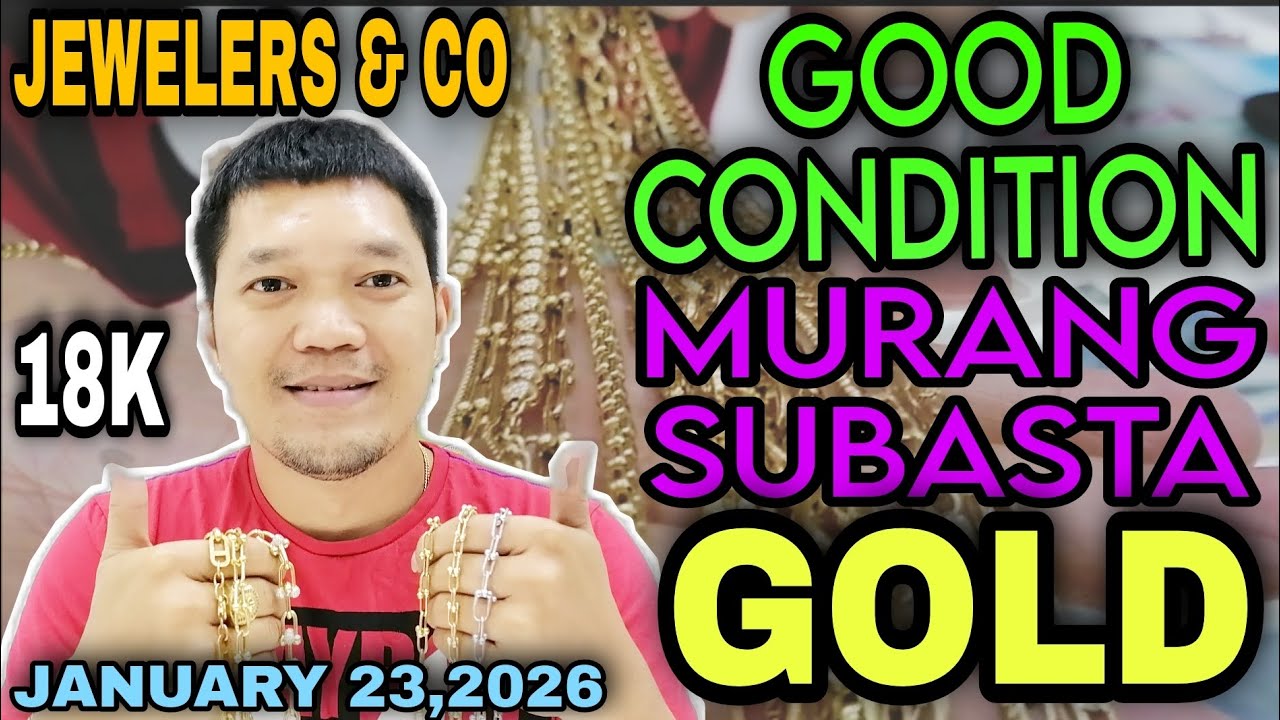 GOOD CONDITION MURANG SUBASTA GOLD JEWELERS & CO JANUARY 23,2026 #gold #jewellery #trending #japan 