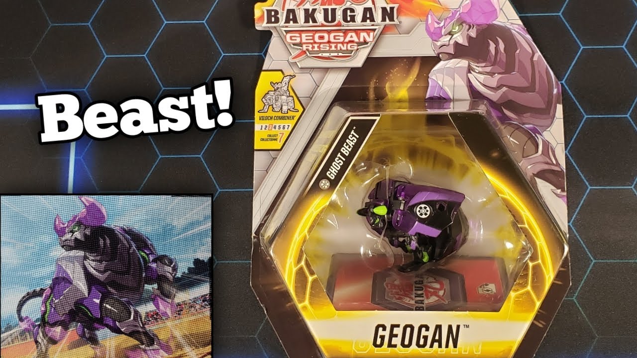 Bakugan Geogan Darkus Ghost Beast Opening!! (Geogan Rising)