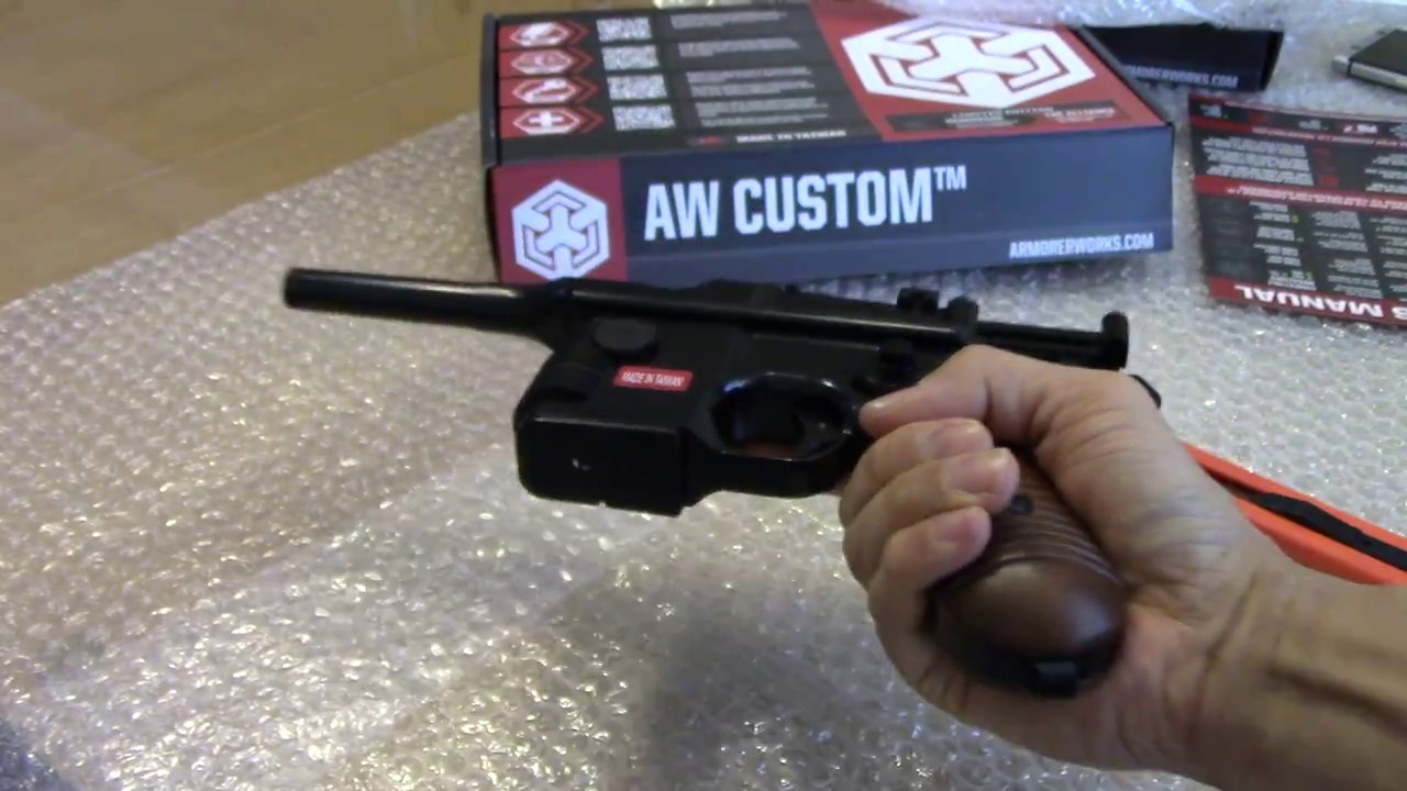 AW M712 BLASTER 44 PISTOL - Unboxing