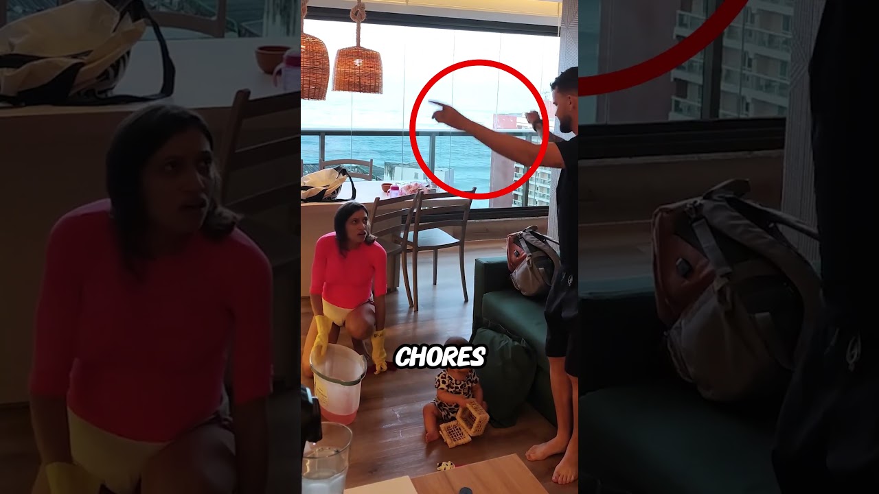 Chore-Dodging Husband Gets Lip-Smacking Lesson👨🏻&zwj;🍼