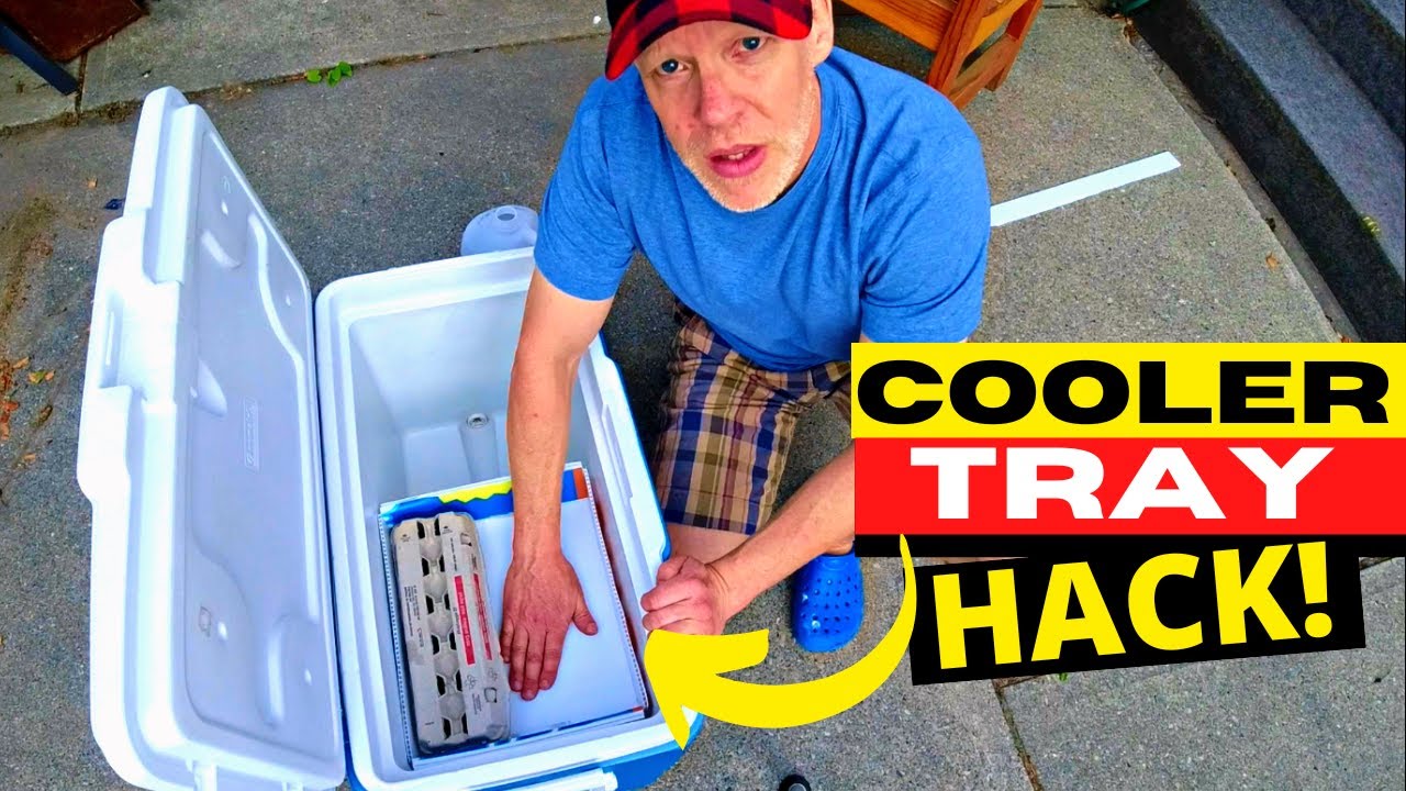 DIY Food COOLER TRAY Ends SOGGY FOOD Hack - Van Life, Car Camping, Picnics