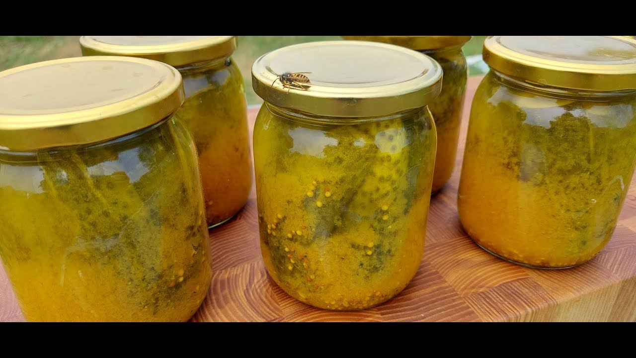 Ogórki po kozacku w musztardzie domowy przepis