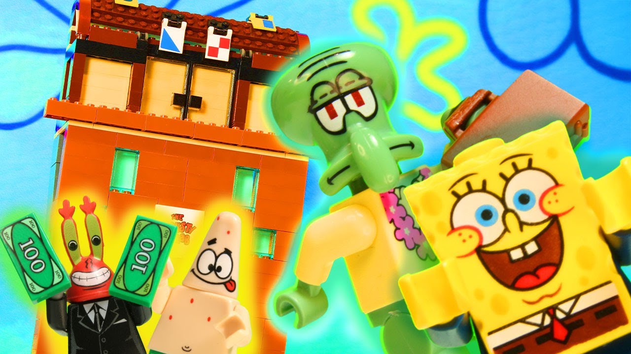 KRUSTY TOWERS | LEGO Spongebob | FULL EPISODE