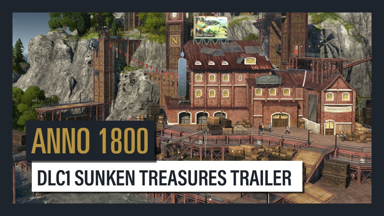 ANNO 1800  : DLC1  Sunken Treasures Trailer