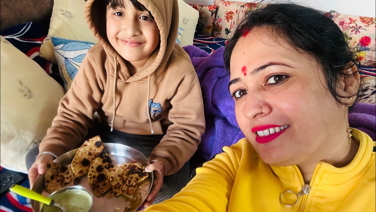 Thand mein Saari Sabjio ko Milakar Banaiye ￼￼भरवा Paratha￼￼￼￼|| bahut Mazedar😍|| Paratha?#..￼￼￼
