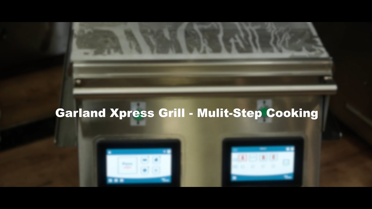 How to Set  Multi-Step Cooking on the Garland Xpress Grill