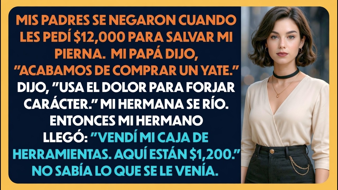 Mis padres negaron $12K para mi cirugía — mi hermano pobre lo sacrificó todo
