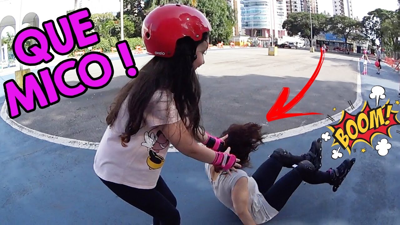 TROLLEI MINHA MÃE COM PATINS | Luluca