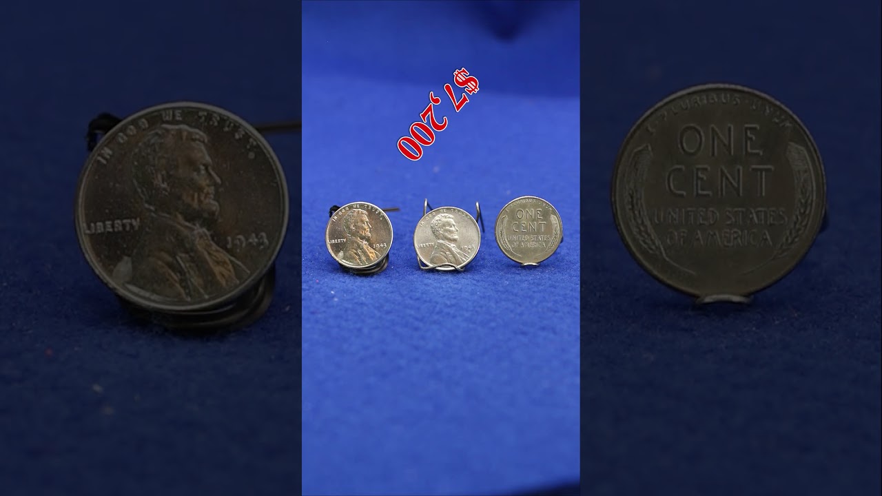 Rare Pocket Change Pennies. $218,500 For a Steel Penny!  #pocketchange #penny #rarecoins #coin