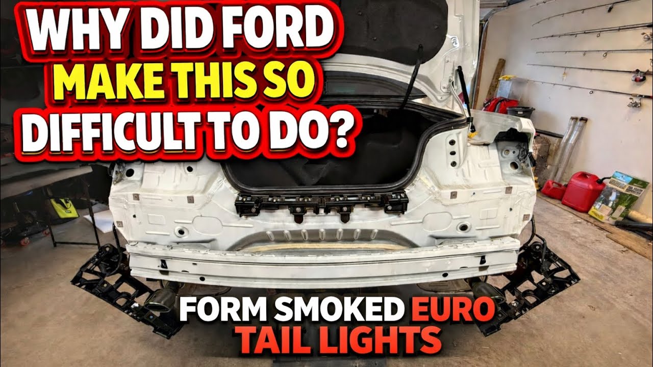 Installing Form Smoked Euro Tail Lights On 2024 Ford Mustang