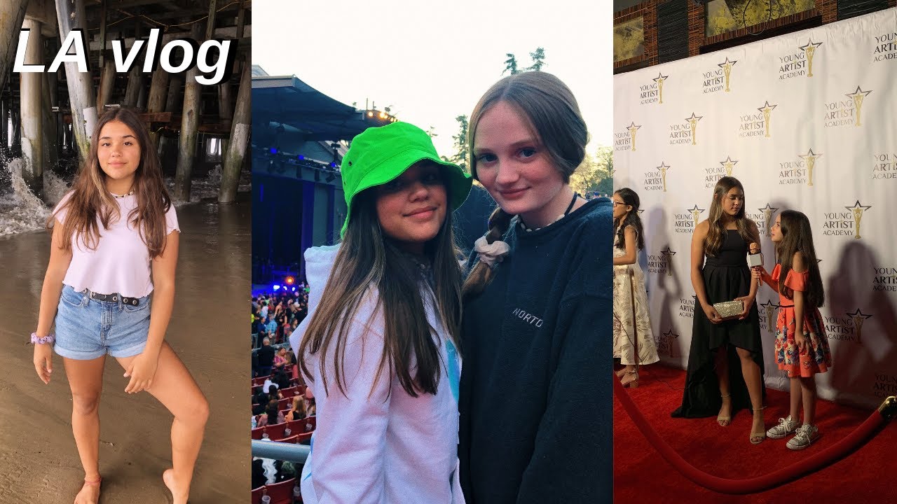 Billie Eilish Concert , Things to do in Los Angeles and hanging out with the Gen Z Girls | LA VLOG