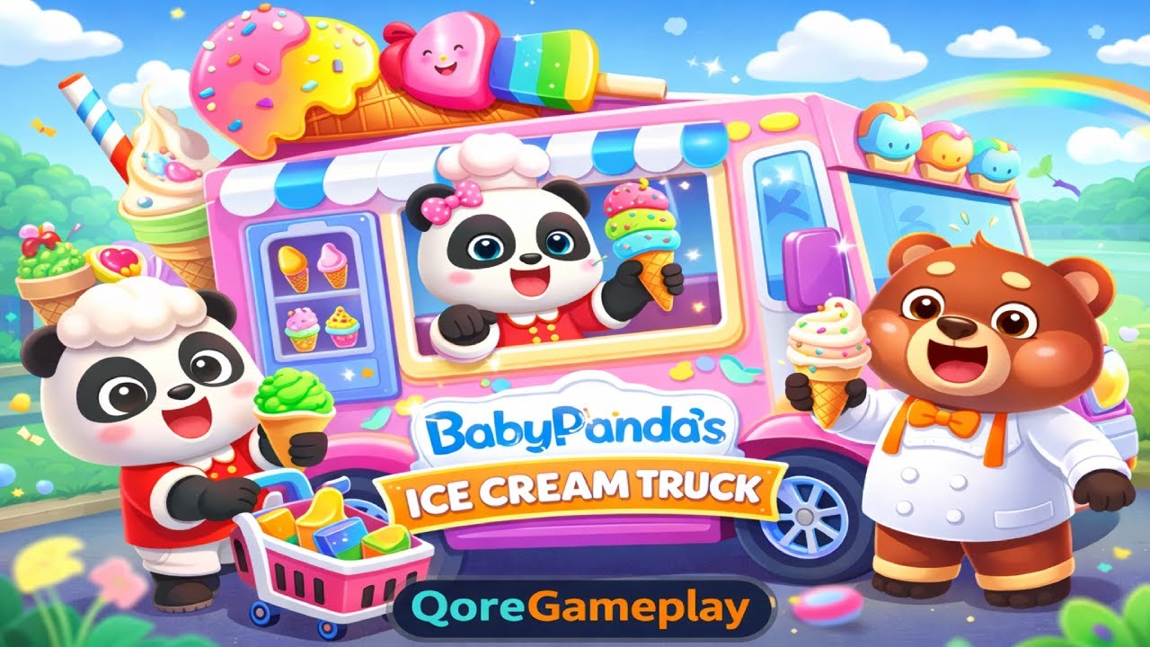 Baby Panda’s Ice Cream Truck | Fun Ice Cream Making & Selling Gameplay (Android/iOS)
