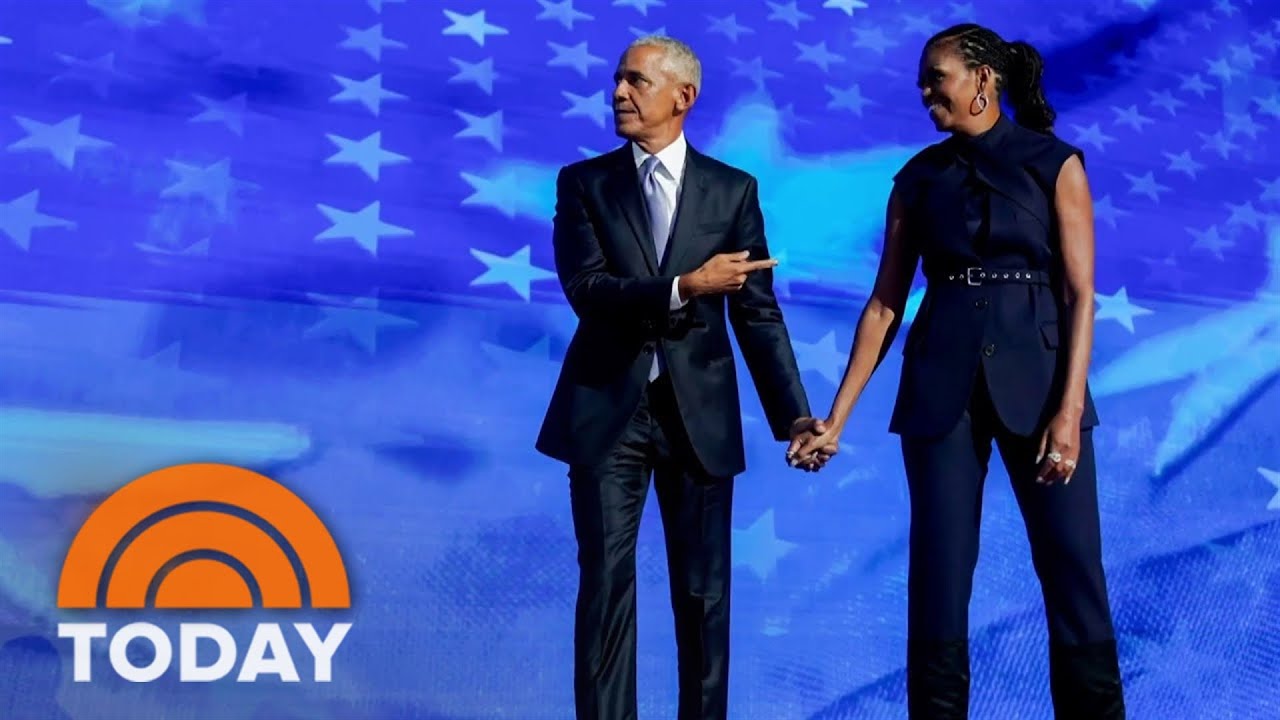 Obamas back in the spotlight with powerful endorsement of Harris