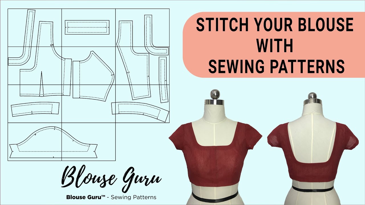 SEWING PATTERNS | PRINCESS CUT DEEP NECK | Blouse Guru&trade;