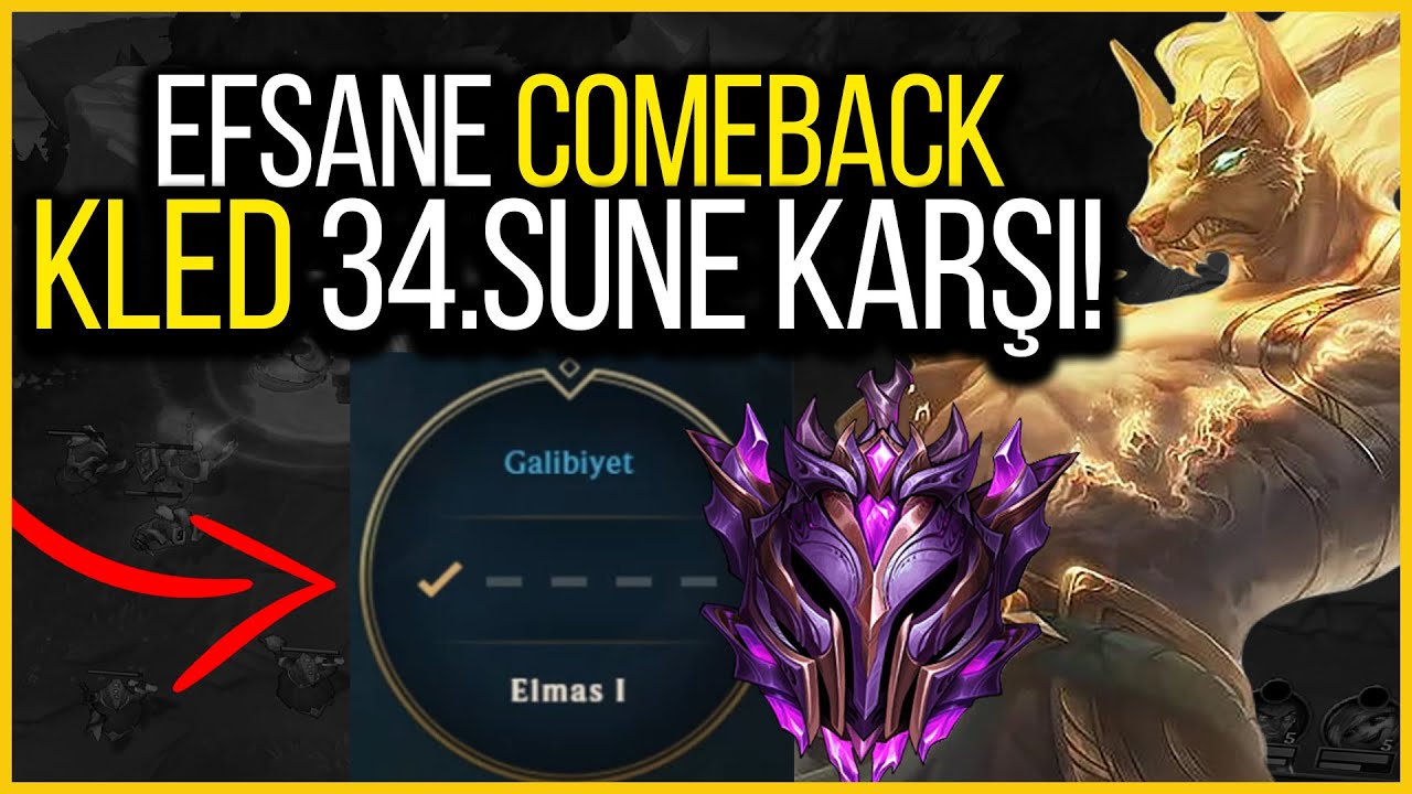 NASUSLA KAZANILMAYACAK MAÇI KAZANDIRDIM !!! (NASUS VS KLED MASTER SERİLERİ 1.MAÇ) EFSANE COMEBACK!