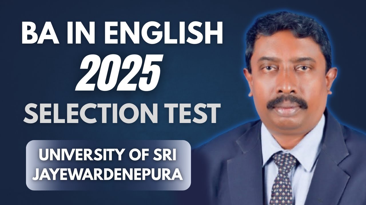 BA In English 2025 Selection Test Class. #englishdegree