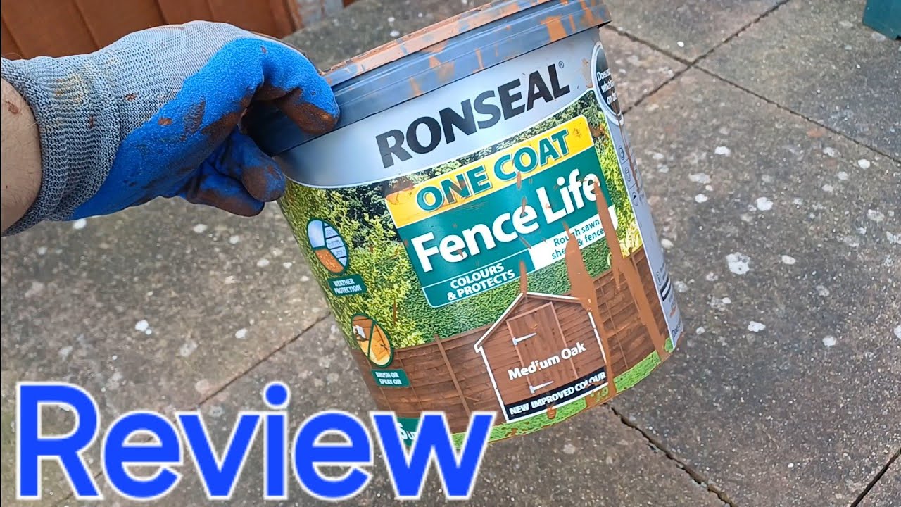 Ronseal - Medium Oak Fence Paint [Review]