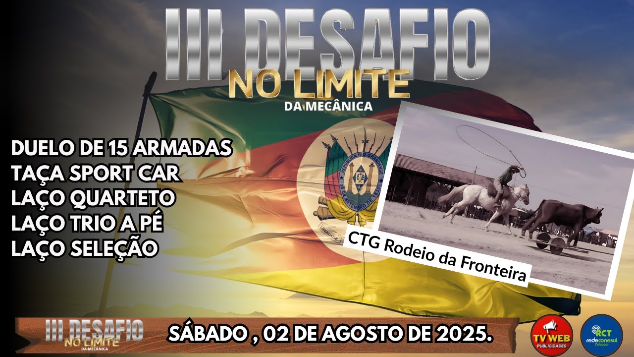 (PARTE 03) - 3° Desafio no Limite da Mecânica - 02/08/25