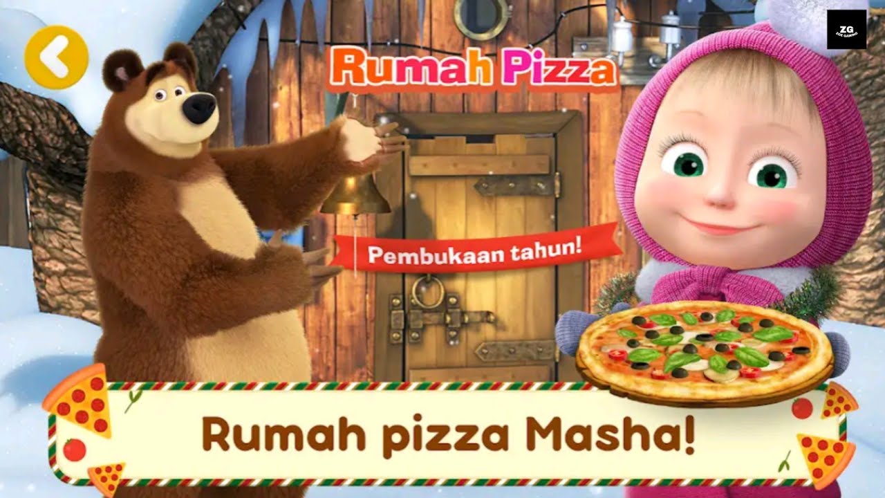 Rumah pizza masha and the bear