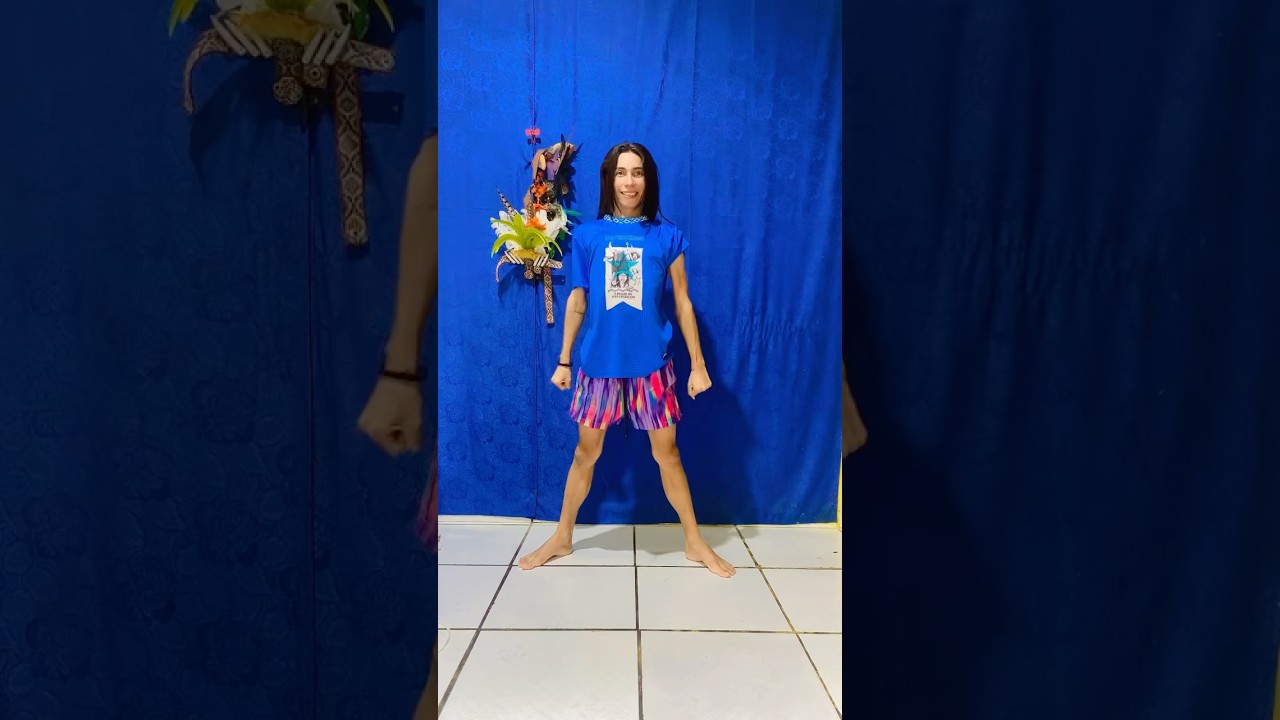 Core&oacute;grafia&rdquo;M&aacute;l&uacute;&ugrave; D&uacute;d&uacute;&rdquo;(Boi Caprichoso)💙💙 #boicaprichoso #shortsdance #dancabrasil #danceshorts