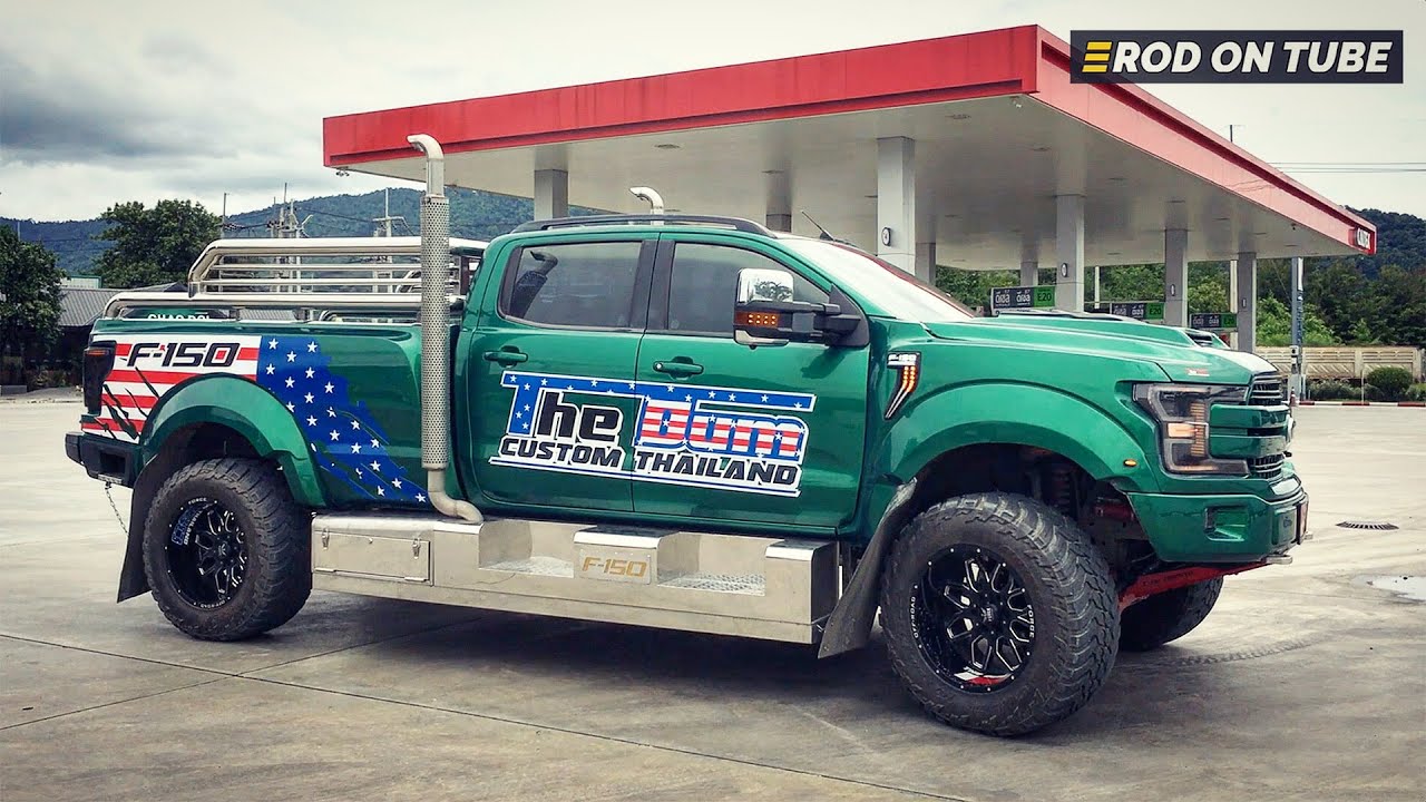 Ford Ranger F-150 Super Truck ยักษ์ใหญ่แห่งภาคตะวันออก ผลลัพธ์จากความเมามันและความสะใจ - Rod On Tube