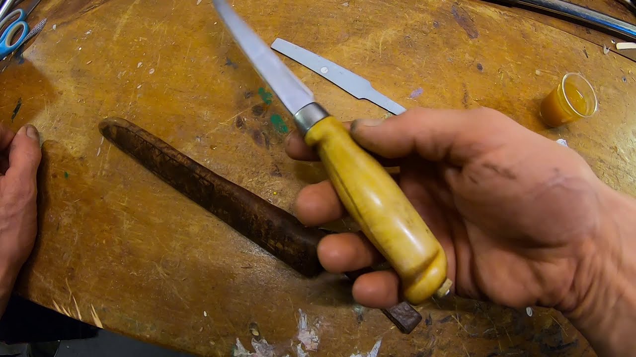 Restoring an old, broken Marttini of Finland fillet knife