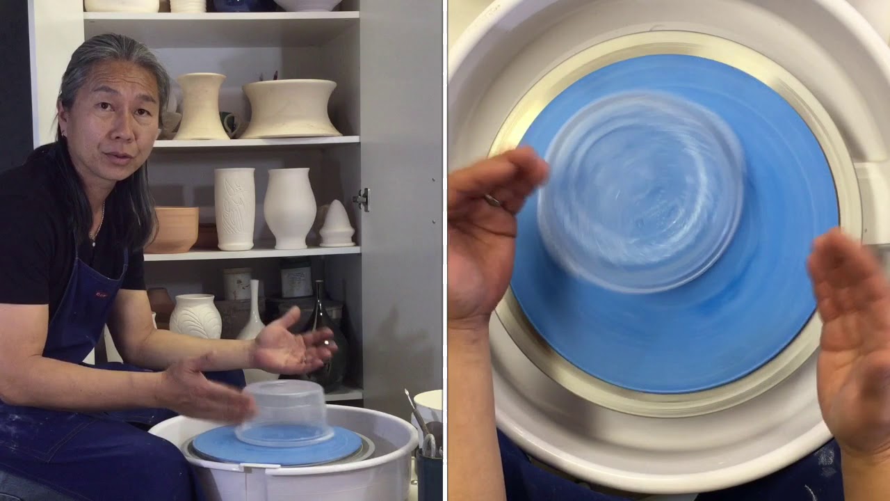 TAP CENTERING ON POTTERS WHEEL