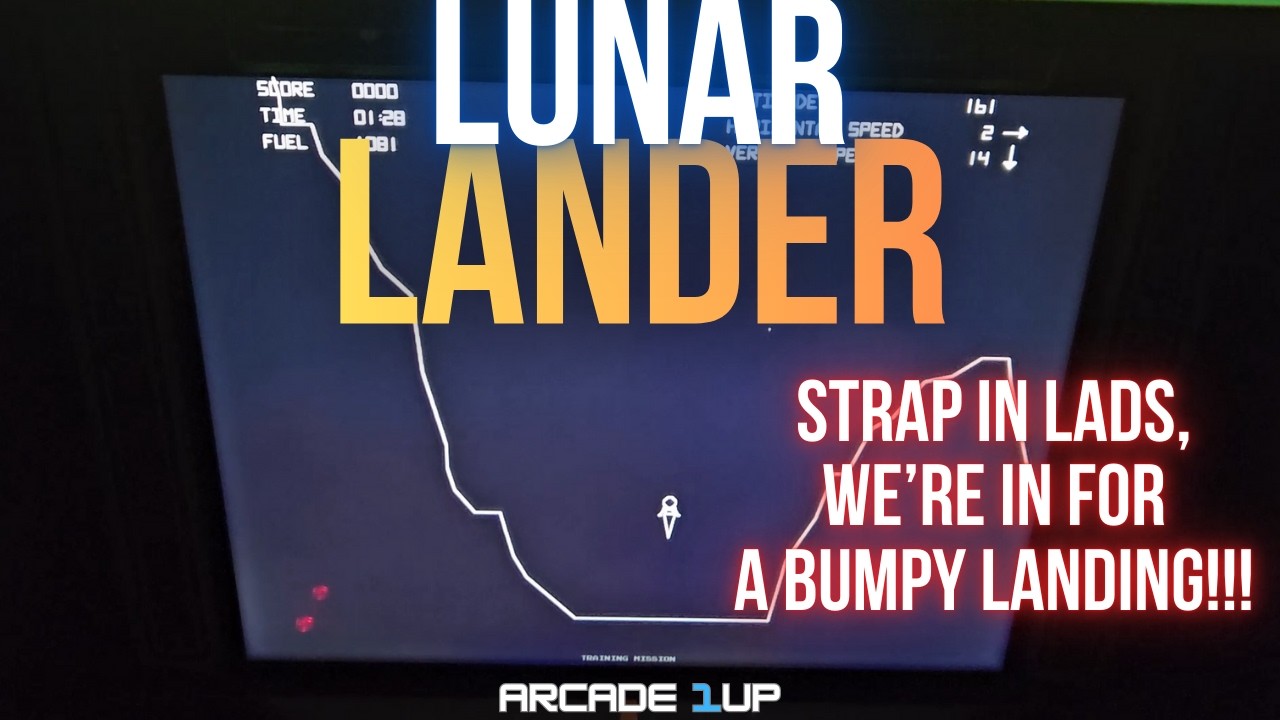 Lunar Lander | Home Arcade (Atari Arcade1Up) Gameplay