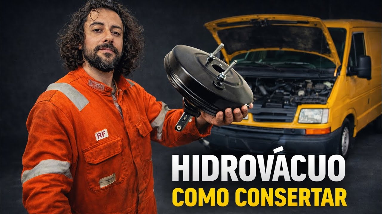 Freio duro na Trafic? Consertei o servo freio! 