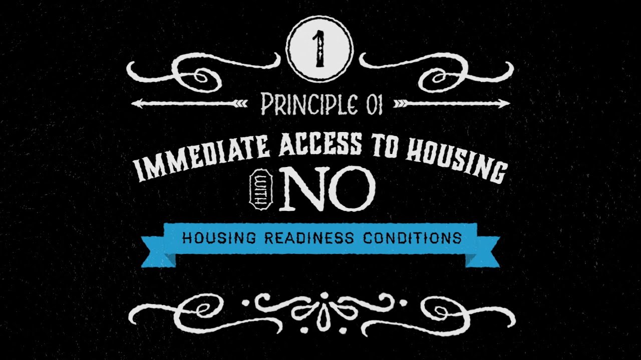 Housing First: Principles Into Practice #1