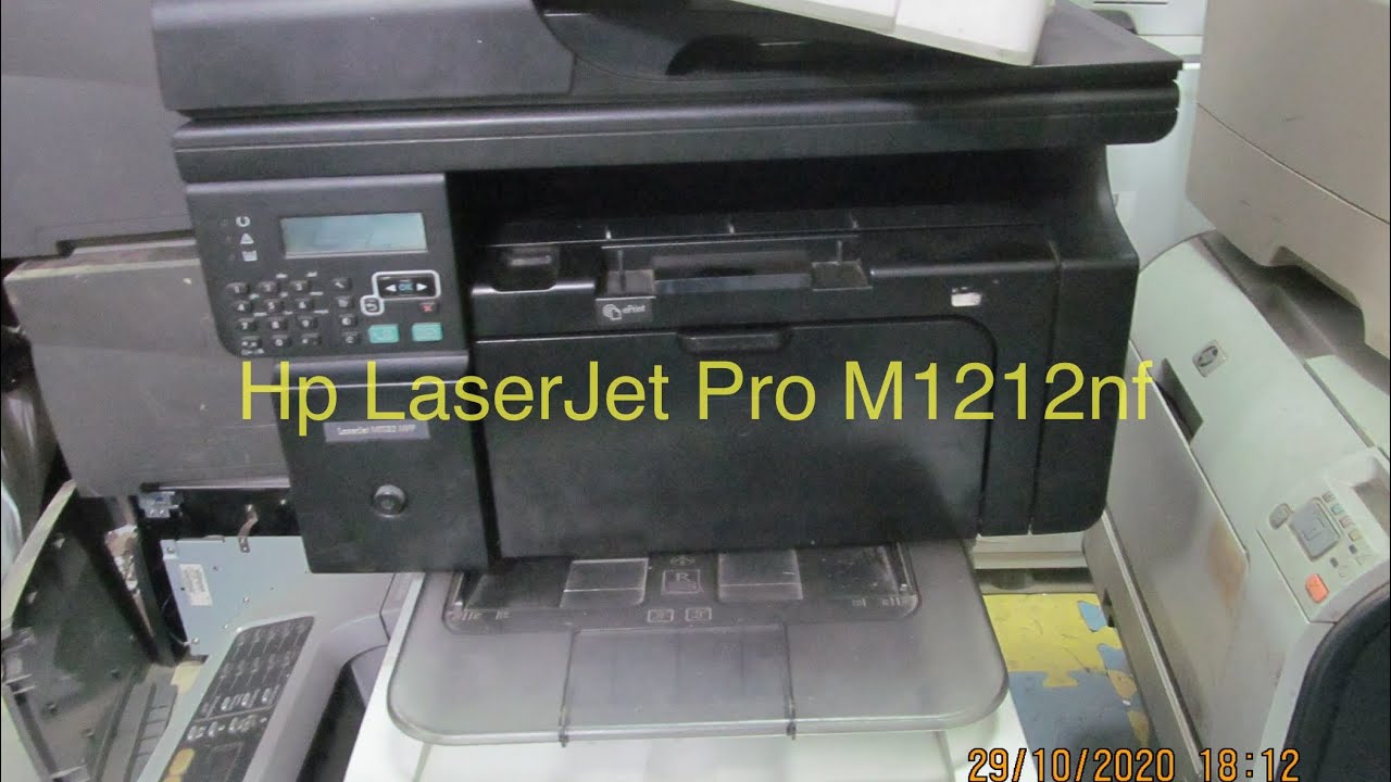 hp laserjet pro m1212nf no data on screen (interface reflow)