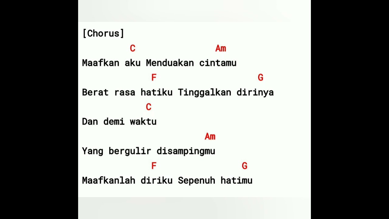 Chord Gitar| UNGU_Demi Waktu |audio and Lirik
