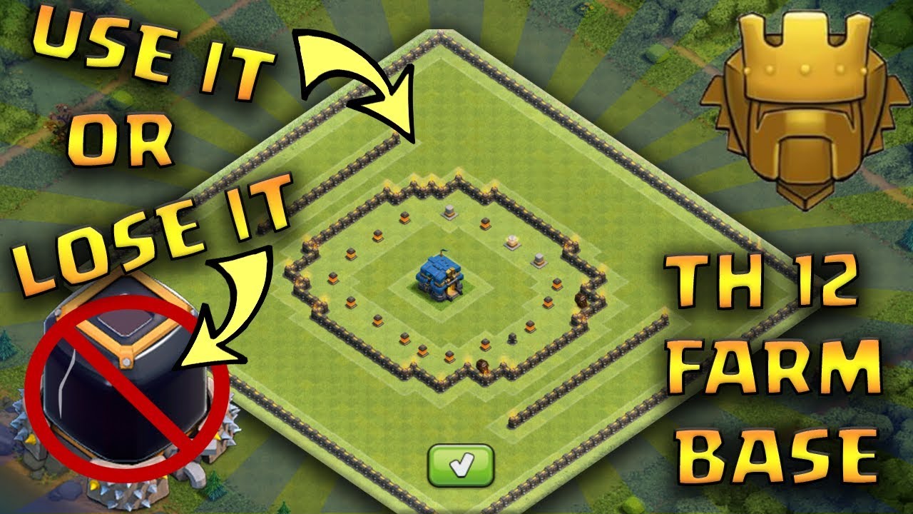 CROWN Town Hall 12 (TH12) Dark Elixir Farm Base - 2018 | DE Protection  | ANTI 2 STAR | TITAN BASE