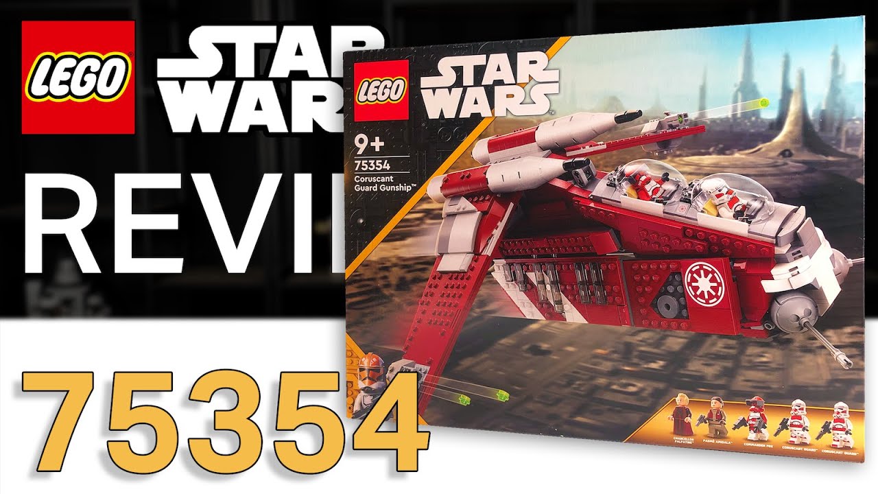 WAS, wenn DIESES LEGO-SET nur ein TEST ist? 🤔 Lego Star Wars 75354 Coruscant Guard Gunship Review