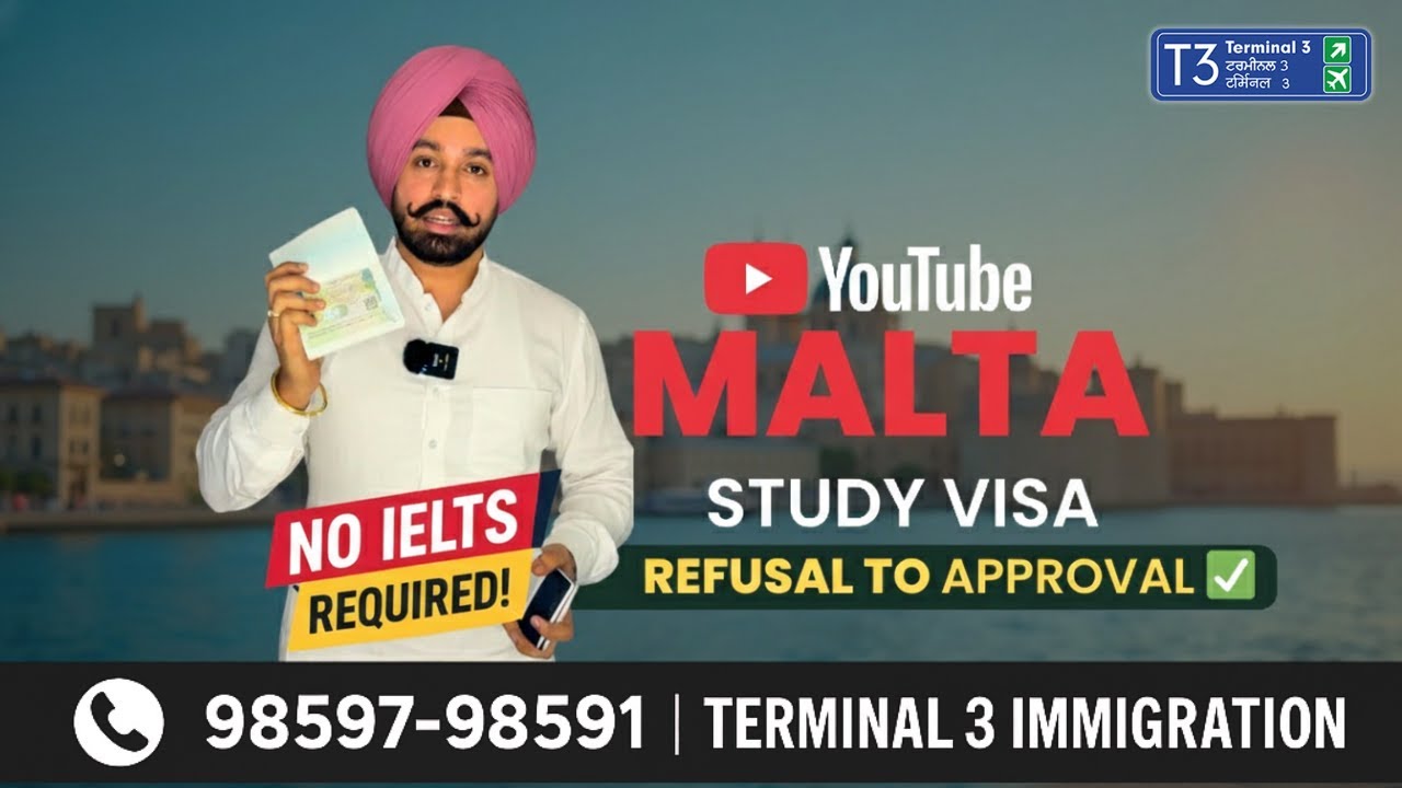 Malta Study Visa: From Refusal to Approval | Profile Check | Gap Accepted (Case-to-Case)