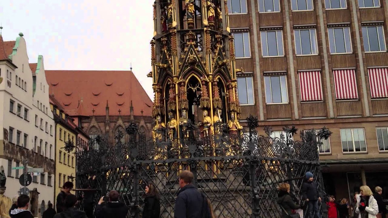 Nuremberg Hauptmarkt Old Town Square