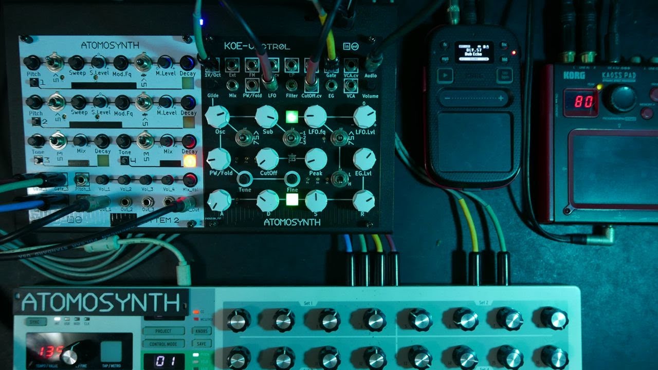 Atomosynth TK mini system techno jam