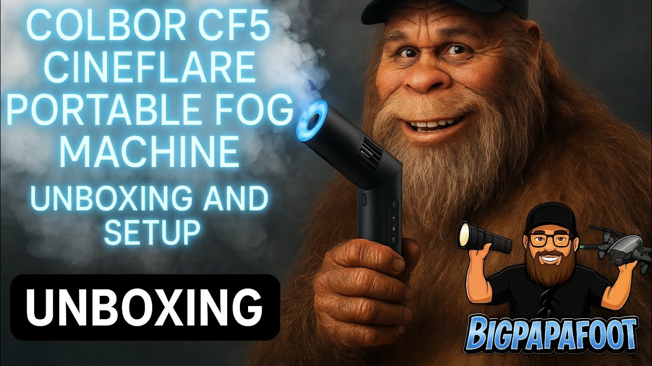 Colbor CF5 Cineflare Portable Fog machine Unboxing Setup content creation *Is it any good?