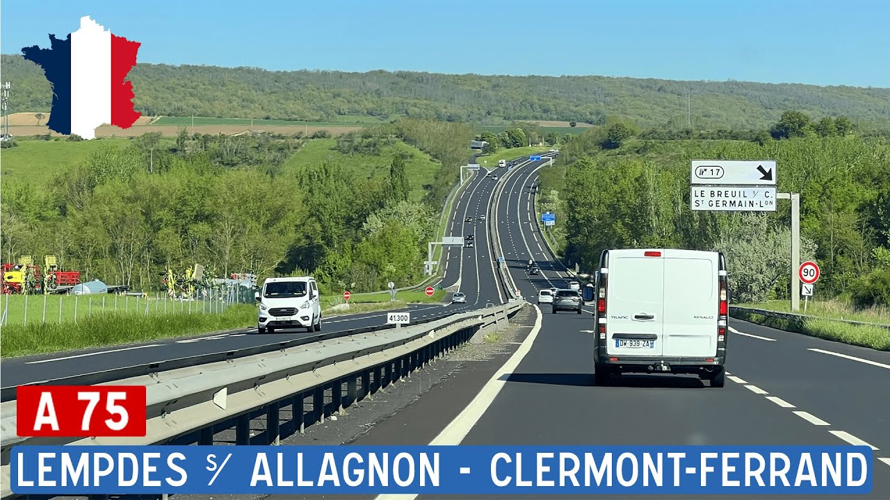 F / A75 Lempdes-sur-Allagnon to Clermont-Ferrand