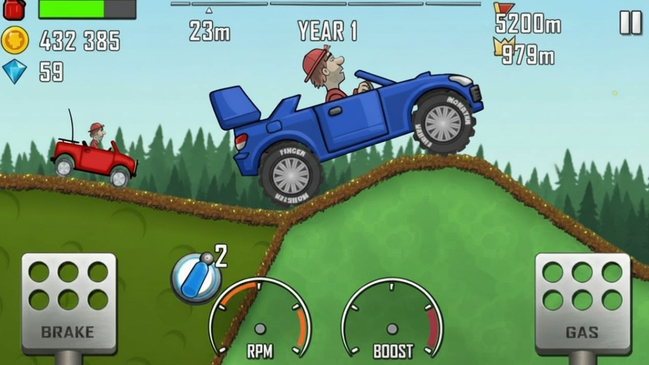 Hill Climb Racing BUS is BROKEN! Max Upgrade BUS on Every Map — You Won't Believe This! 🚌