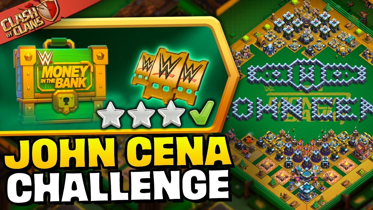 Easily 3 Star John Cena Challenge FAST in Clash of Clans