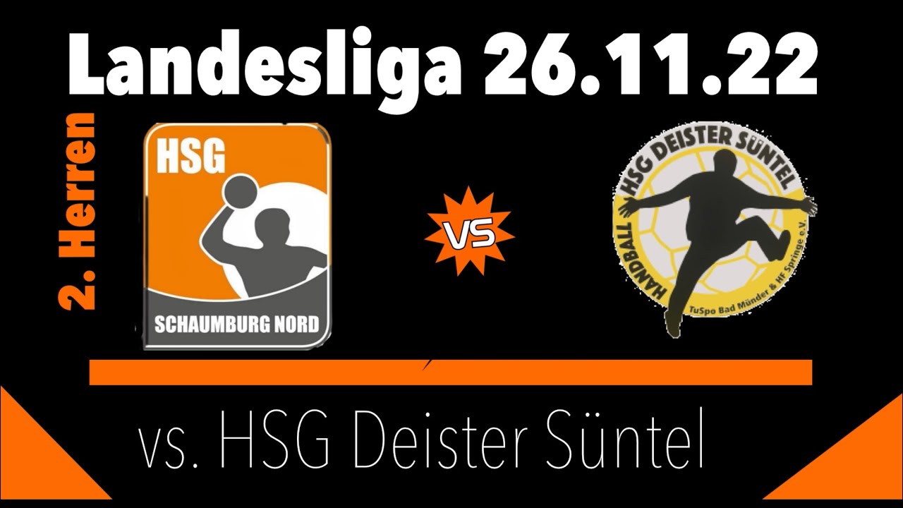 Landesliga - Alle Tore: 2. Herren vs. HSG Deister S&uuml;ntel