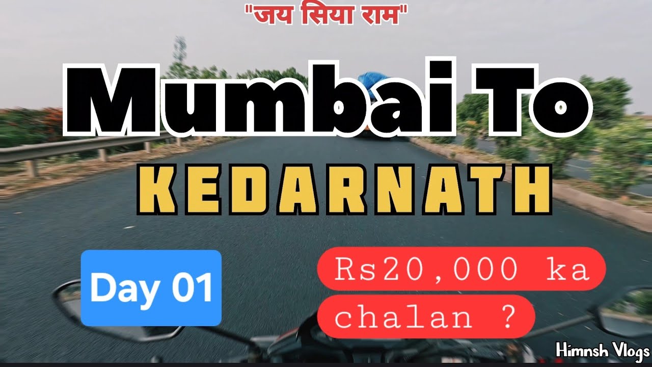 Mumbai To Kedarnath 2025 On Honda Sp 125 EP 01