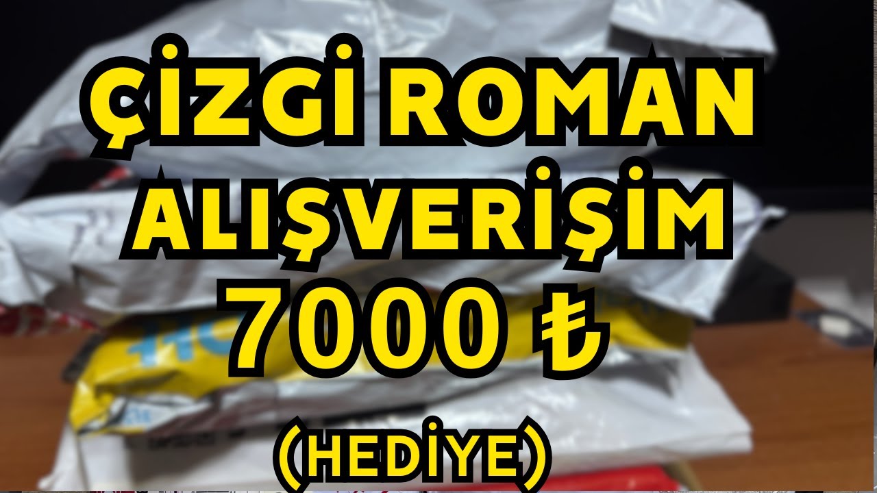 7000TL'LİK ÇİZGİ ROMAN ALIŞVERİŞİ | TAKİPÇİMDEN GELEN HEDİYE ÇİZGİ ROMAN #41
