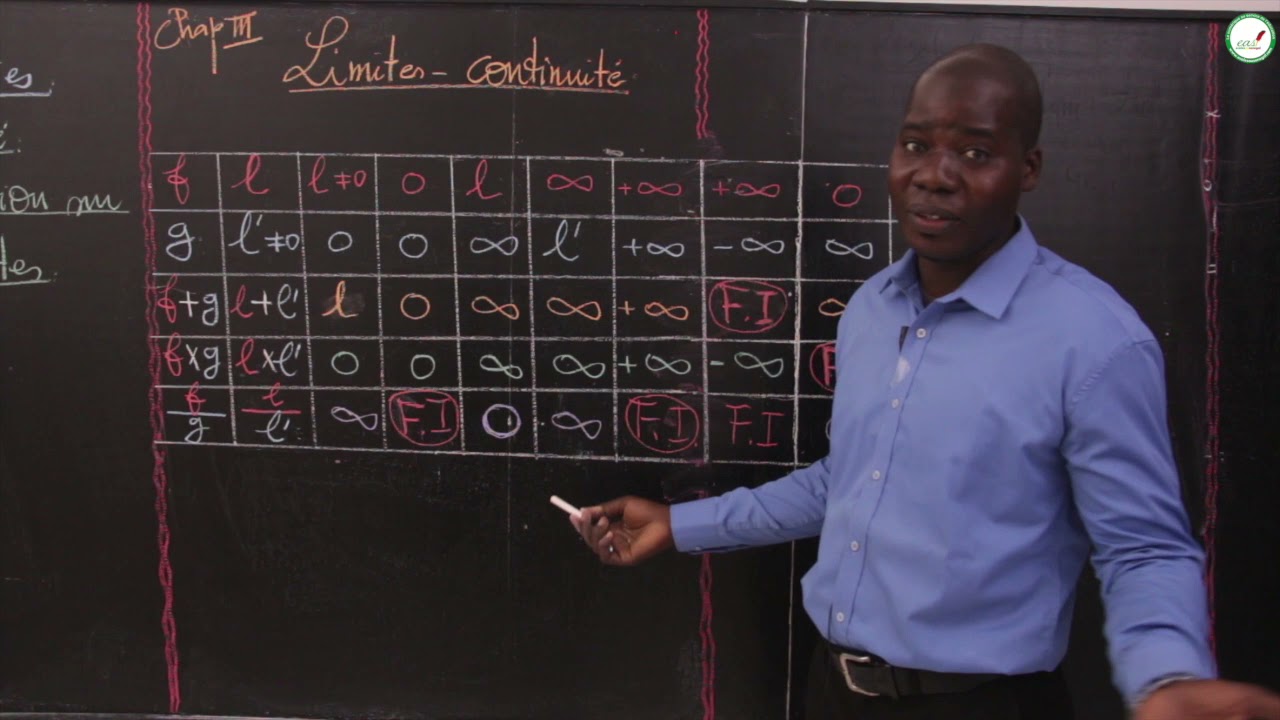 Cours - Terminale L - Mathématiques: Limite et continuité / suite 1/ MBOW
