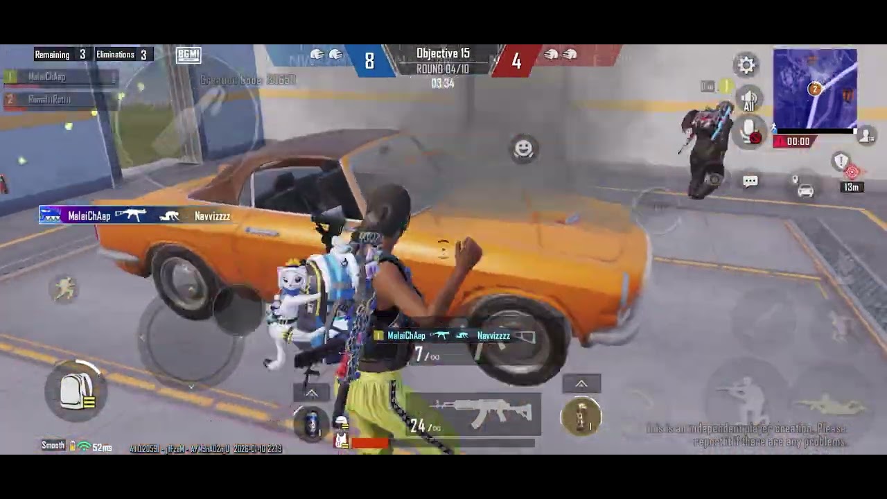 2 Ultimate Legend players vs Food items in bgmi