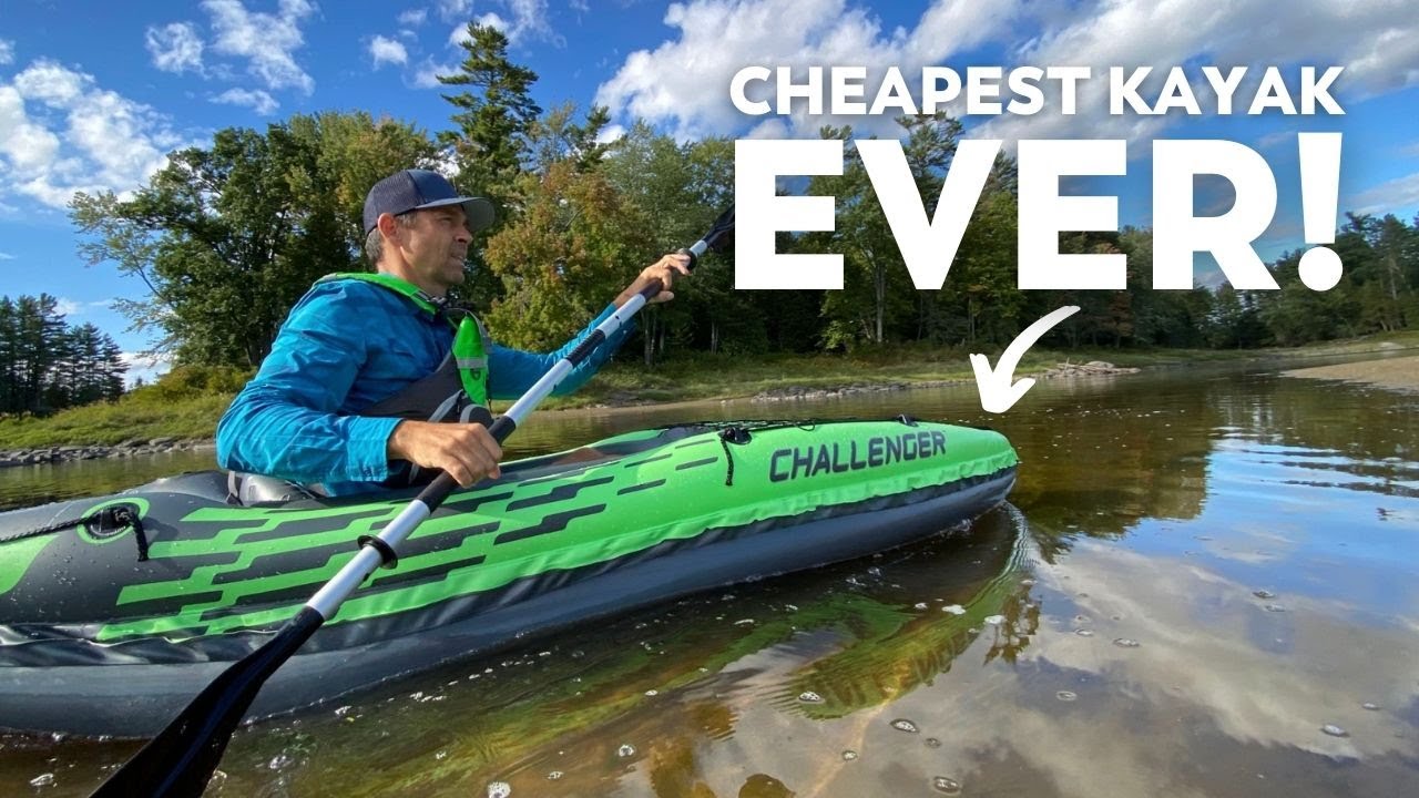 Cheapest Kayak in the World!  | Intex Challenger K1 Review