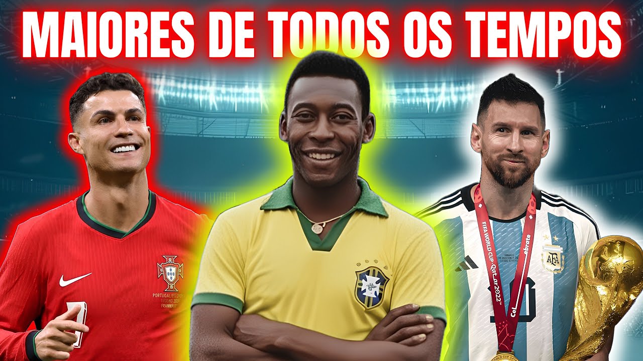 OS 10 MAIORES JOGADORES DA HISTÓRIA DO FUTEBOL