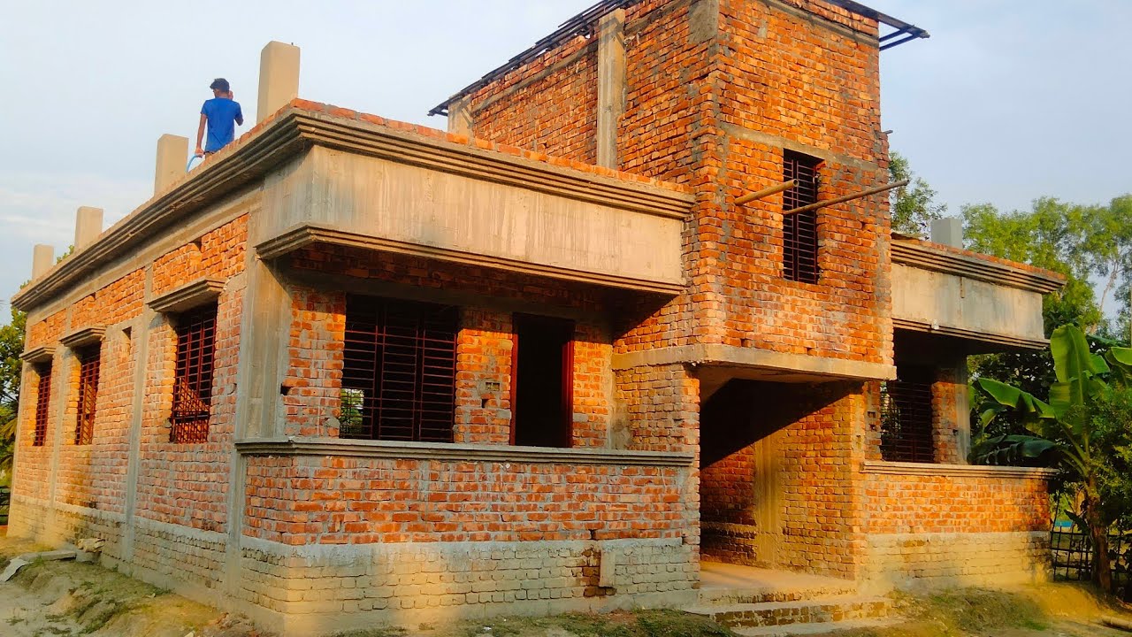 মাত্র 12 লক্ষ টাকায় 2 তলা ফাউন্ডেশন দিয়ে এক তলা কমপ্লিট বাড়ি কিভাবে করবেন